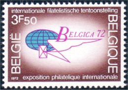 198 Belgium Exposition Philatélique Belgica 72 Stamp Exhibition MNH ** Neuf SC (BEL-299b) - Esposizioni Filateliche