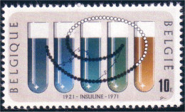 198 Belgium Test Tubes Insulin Insuline Diagram Molécule MNH ** Neuf SC (BEL-290a) - Chemie