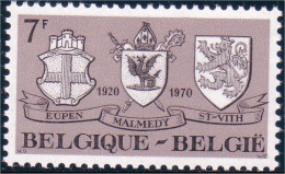 198 Belgium Armoiries Coat Arms Eupen Malmedy St-Vith Lion Eagle Aigle Adler MNH ** Neuf SC (BEL-278) - Sellos