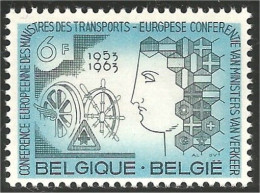 198 Belgium Conference Transports Coat Of Arma Armoiries MNH ** Neuf SC (BEL-176b) - Francobolli