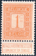 198 Belgium 1c Orange MNH ** Neuf SC (BEL-38) - Altri & Non Classificati