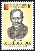 198 Belgium Journée Timbre Stamp Day Frans De Troyer MNH ** Neuf SC (BEL-535) - Tag Der Briefmarke