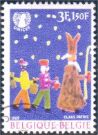 198 Belgium UNICEF Père Noel Santa Claus Dessin Drawing (BEL-465) - UNICEF