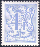 198 Belgium Armoiries Heraldic Lion Héraldique 4f MNH ** Neuf SC (BEL-390c) - Sellos