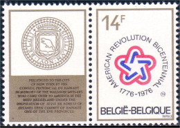 198 Belgium Wallons Walloon Immigrants New York MNH ** Neuf SC (BEL-362c) - Unabhängigkeit USA
