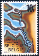 198 Belgium Carte Embouchure Escaut Rhin Delta Schelde Rhine Map MNH ** Neuf SC (BEL-356c) - Géographie