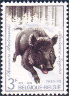 198 Belgium Wild Boar Sanglier Chasseurs Hunters MNH ** Neuf SC (BEL-340c) - Wild