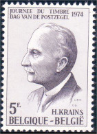 198 Belgium Hubert Krains Stamp Day Journée Timbre MNH ** Neuf SC (BEL-331c) - Giornata Del Francobollo