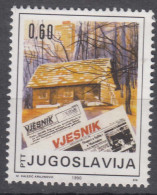 Yugoslavia Republic 1990 Newspapers Mi#2432 Mint Never Hinged - Nuevos