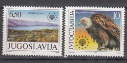 Yugoslavia 1990 Nature Protection Mi#2452-2453 Mint Never Hinged - Unused Stamps
