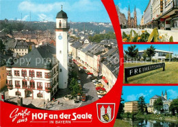 73175309 Hof Saale Freiheitshalle Rathaus Kirche Hof Saale - Hof