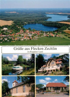 73175288 Zechlin Flecken Fliegeraufnahme Schwarzer See Grosser Zechliner See Bru - Zechlinerhütte