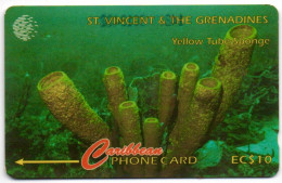 St. Vincent & The Grenadines - Yellow Tube Sponge - 101CSVA - St. Vincent & Die Grenadinen