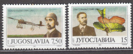 Yugoslavia Republic 1991 Airplanes Mi#2473-2474 Mint Never Hinged - Nuovi