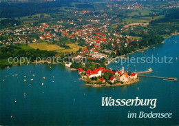 73174511 Wasserburg Bodensee Fliegeraufnahme Seepartie Halbinsel Wasserburg Bode - Wasserburg A. Bodensee