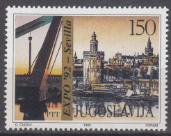 Yugoslavia 1992 Mi#2533 Mint Never Hinged - Unused Stamps