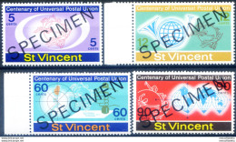 UPU Soprastampati "specimen" 1974. - St.Vincent (1979-...)
