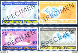 Grenadines. UPU Soprastampati "specimen" 1974. - St.Vincent (1979-...)