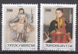 Yugoslavia Republic 1992 Freude Europas Mi#2562-2563 Mint Never Hinged - Neufs