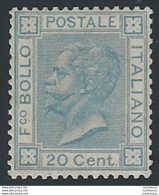 1867 Italia VE II 20c. Londra MH Sassone N. L26 - Other & Unclassified