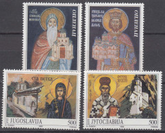 Yugoslavia 1992 Religion Mi#2578-2581 Mint Never Hinged - Unused Stamps