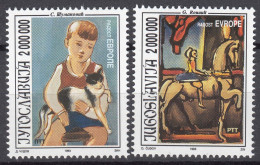 Yugoslavia Republic 1993 Freude Europas Mi#2634-2635 Mint Never Hinged - Unused Stamps