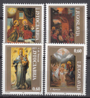 Yugoslavia 1994 Religion Mi#2692-2695 Mint Never Hinged - Unused Stamps