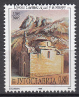 Yugoslavia 1995 Church In Kotor Mi#2732 Mint Never Hinged - Nuovi