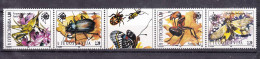 Yugoslavia 1996 Animals Insects Mi#2751-2754 Mint Never Hinged Strip - Ongebruikt