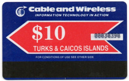 Turks & Caicos - Autelca $10 (RED) - Turks And Caicos Islands