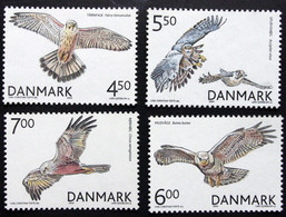 Denmark 2004 Birds Of Prey.   Minr.1383-86. MNH(**)  ( Lot  G 2282 ) - Neufs