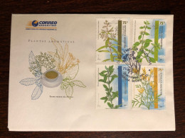 ARGENTINA FDC COVER 2004 YEAR MEDICINAL PLANTS HEALTH MEDICINE STAMPS - FDC