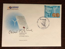 ARGENTINA FDC COVER 2005 YEAR DOCTOR MILSTEIN PHYSIOLOGY NOBEL PRIZE HEALTH MEDICINE STAMPS - FDC