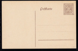 Dienstpostkarte Ziffer 3 Pfg.  - Postal  Stationery