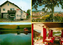 73171228 Freyung Gasthaus Pension Angelteich Panorama Alte Birke Ahornoed - Freyung