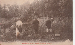 MENNECY PECHE AU BORD DE L'ETANG 1925 TBE - Mennecy