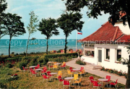 73169526 Laboe Hotel Neu Stein Terrasse Meerblick Kieler Foerde Laboe - Laboe