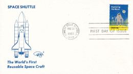 USA JAV 1981 FDC The World's First Reusable Space Craft - Covers & Documents