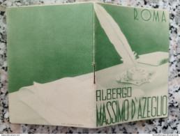 Bs120   Librettino Roma Albergo Massimo D'azeglio - Autres & Non Classés