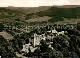 73168566 Laasphe Fliegeraufnahme Mit Schloss Wittgenstein Amtshausen - Bad Laasphe