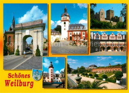 73168377 Weilburg Schloss Tor Stadtansichten Burg Weilburg - Weilburg