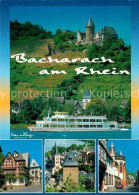 73168295 Bacharach Rhein Burg Faehrschiff Bacharach Rhein - Bacharach