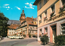 73168262 Amorbach Miltenberg Marktplatz Rathaus  - Amorbach