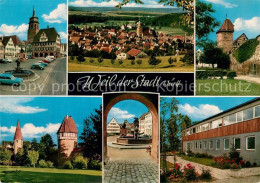 73168199 Weil Der Stadt Rathaus Storchenturm Brunnen Kirche Weil Der Stadt - Weil Der Stadt