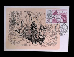 CL, Carte Maximum, Espagne, Aviles, 5 Mayo 1983, Exposicion Filatelica Avilesina, Don Quijote De La Mancha - Tarjetas Máxima