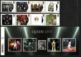 Great Britain/UK 2020 Music Giants - Queen (stamps 8v+MS/Block) MNH - Unused Stamps