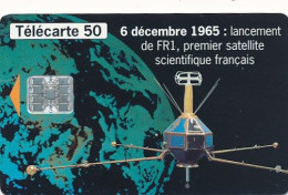 Télécarte France (02/96) Lancement 1er Satellite FR1 (visuel, Puce, état, Unités, Etc Voir Scan) + Port - Ohne Zuordnung
