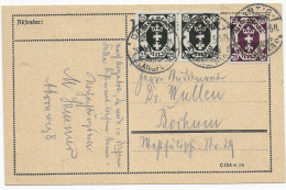 Postkarte Danzig, 1922 Nach Bochum - Lettres & Documents