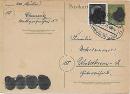 Chemnitz - Gebühr Bezahlt - Schwärzungen Nach Waldheim 1945 - Storia Postale