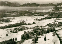 73167638 Lindenberg Allgaeu Kurklinik Ried Winterlandschaft Fliegeraufnahme Lind - Lindenberg I. Allg.